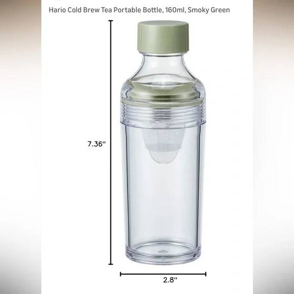 Hario Cold Brew Tea Portable Bottle - 5.3oz - Picture 2 of 5
